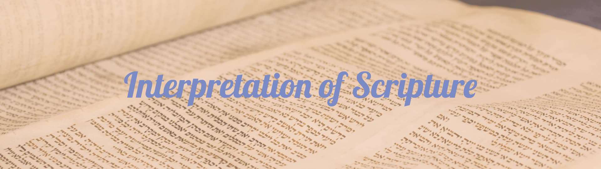 Interpretation of Scripture