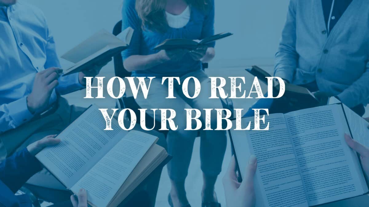 How To Read Your Bible