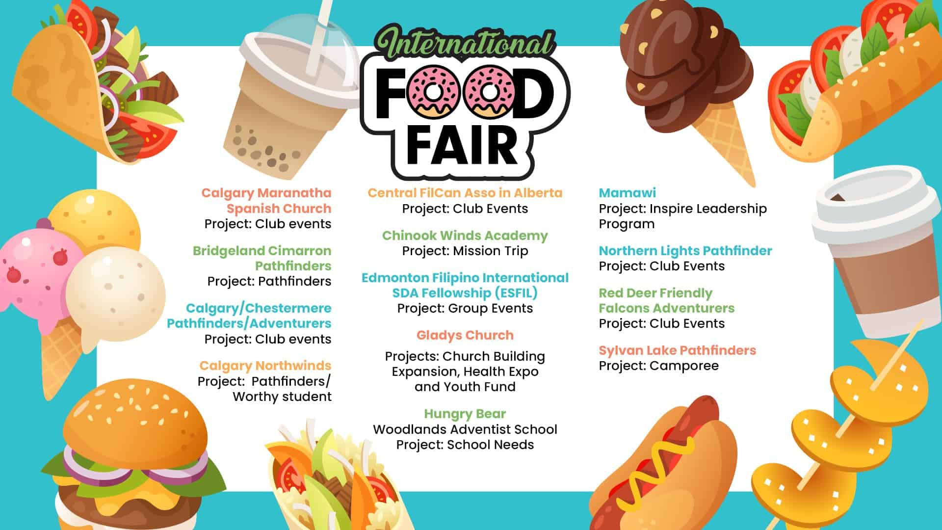 Food Fair booths